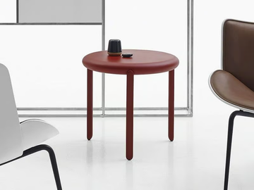MARU - Round wooden coffee table by B&B Italia - view 2